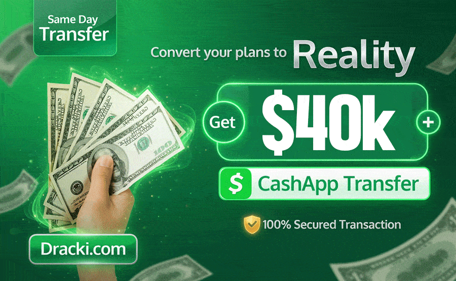 Get 40k cashapp transfer 